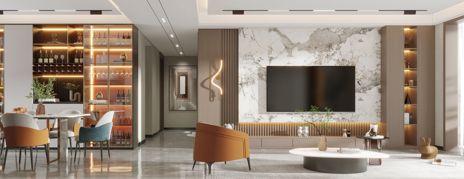 Thiết kế nội thất Chung cư hiện đại